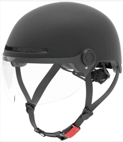 Light weight electric motorcycle helmet. (Electric vehicle occupant helmet)