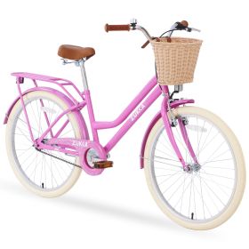 Steel Frame,Multiple Colors, for 10+Years Old Girls Bike,24 inch wheel