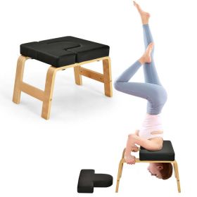 Sports Recreation Balance Training Yoga Inversion Headstand Bench (Type: Yoga Headstand Bench, Color: Black B)